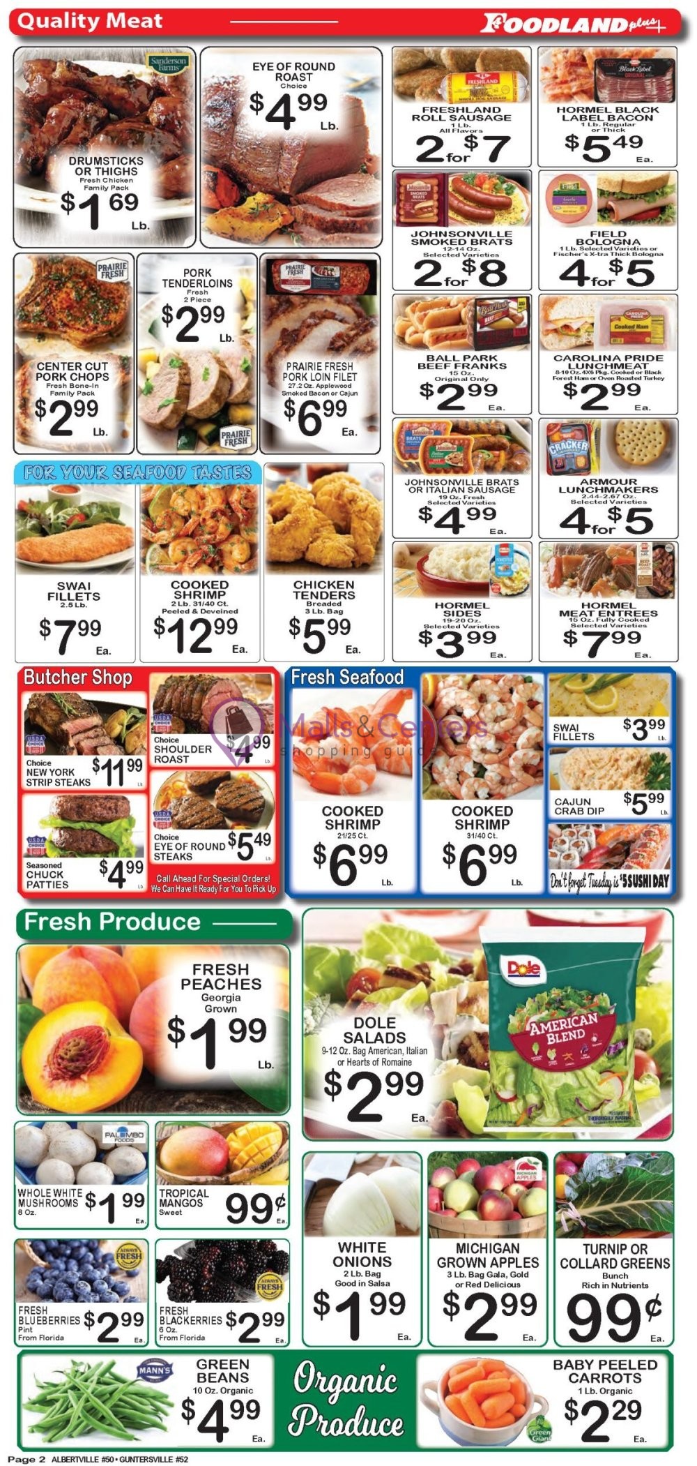 Weekly ad for Foodland Grocery valid: 05/28/2024 - 06/03/2024, page 2