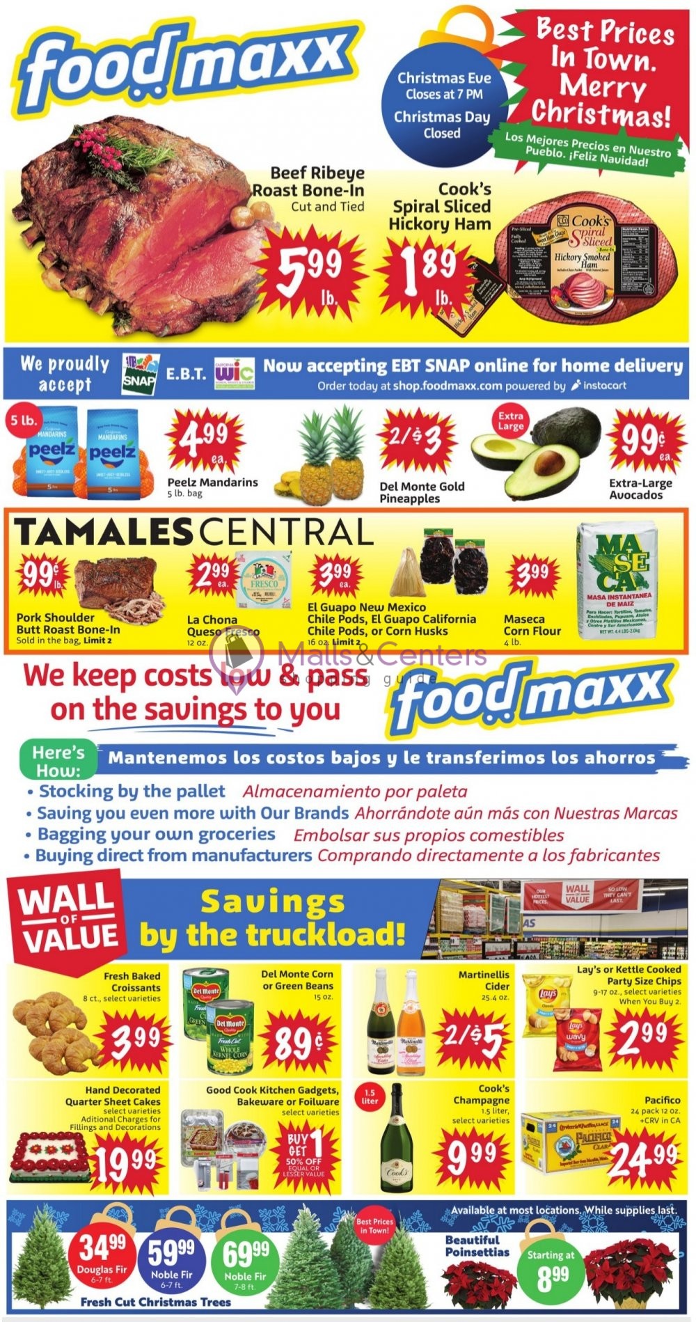 FoodMaxx Weekly ad valid from 12/14/2022 to 12/27/2022 MallsCenters