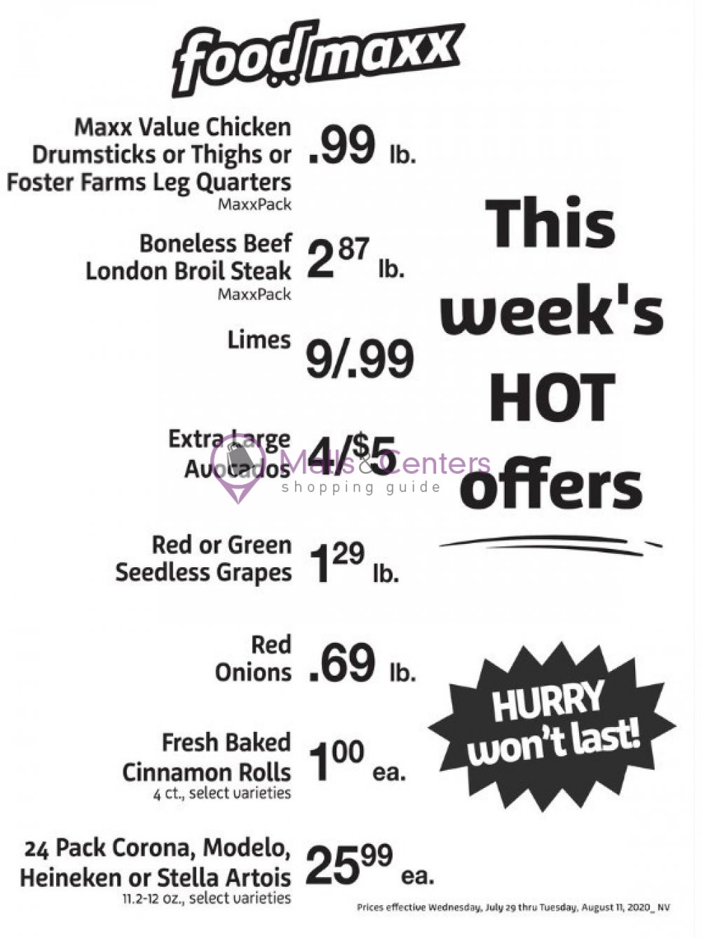 FoodMaxx Weekly Ad sales & flyers specials MallsCenters