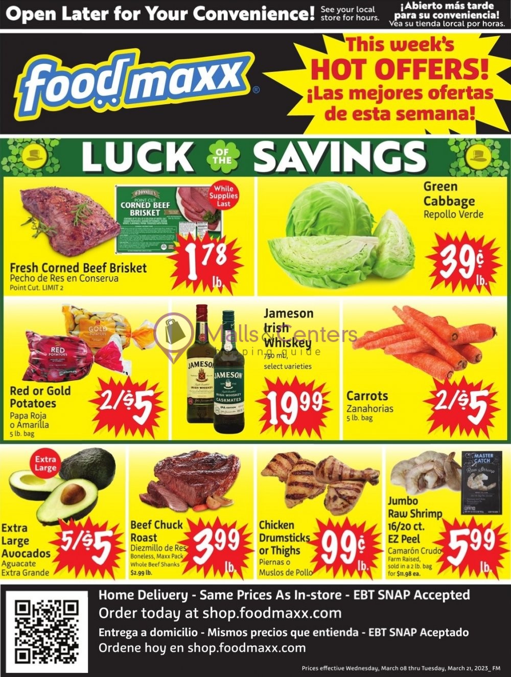 FoodMaxx Weekly ad valid from 03/08/2023 to 03/21/2023 MallsCenters