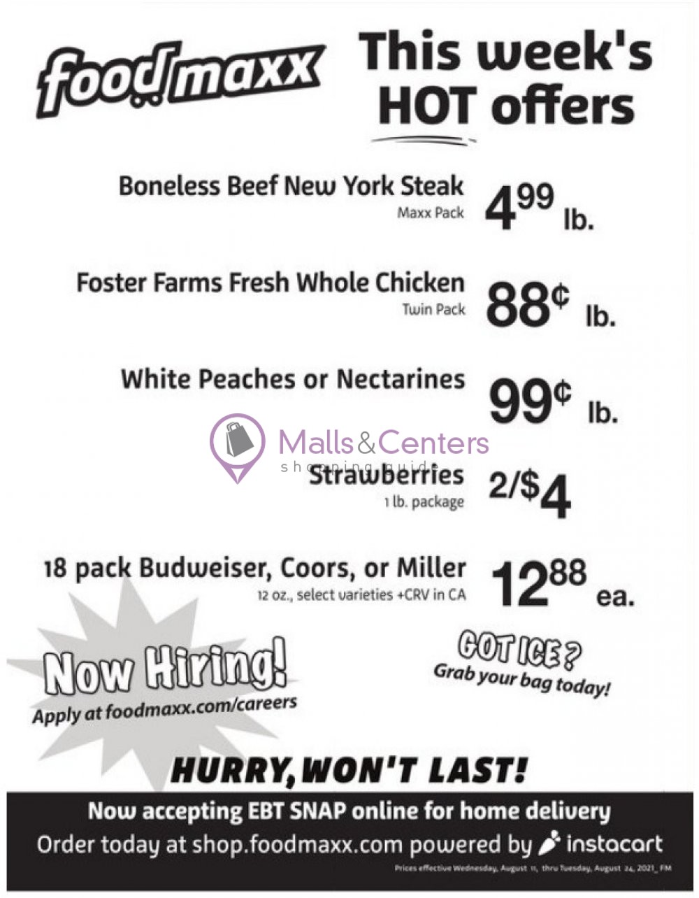 FoodMaxx Weekly Ad sales & flyers specials MallsCenters