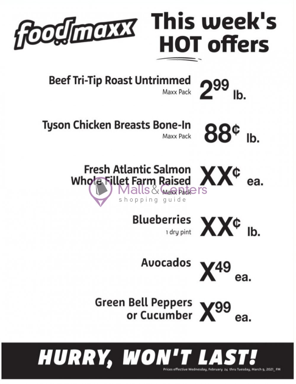 FoodMaxx Weekly Ad sales & flyers specials MallsCenters
