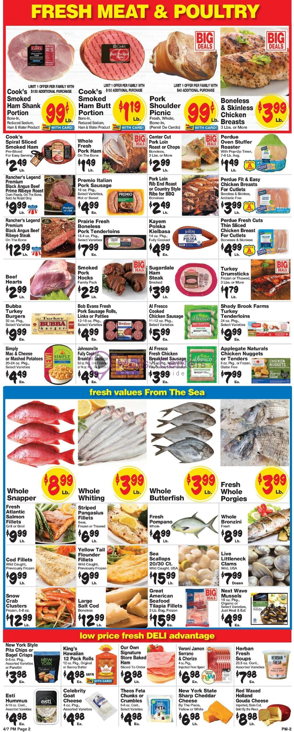 Foodtown Grocery Weekly ad valid from 04/07/2023 to 04/13/2023
