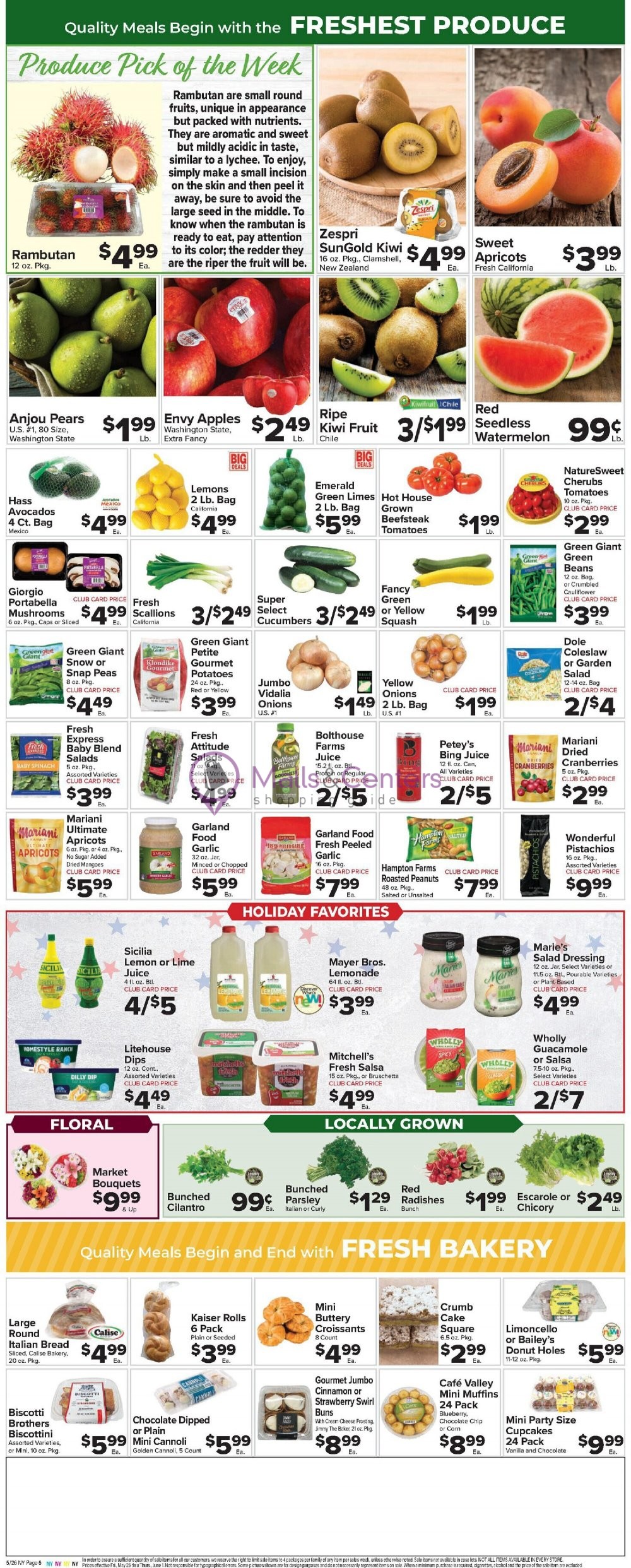 Foodtown Grocery Weekly ad valid from 05/26/2023 to 06/01/2023
