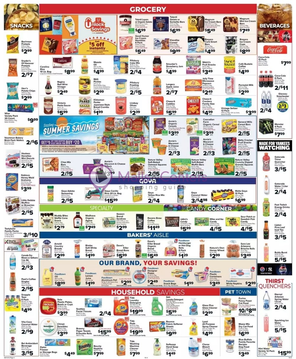 Weekly ad for Foodtown Grocery valid: 06/14/2024 - 06/20/2024, page 5