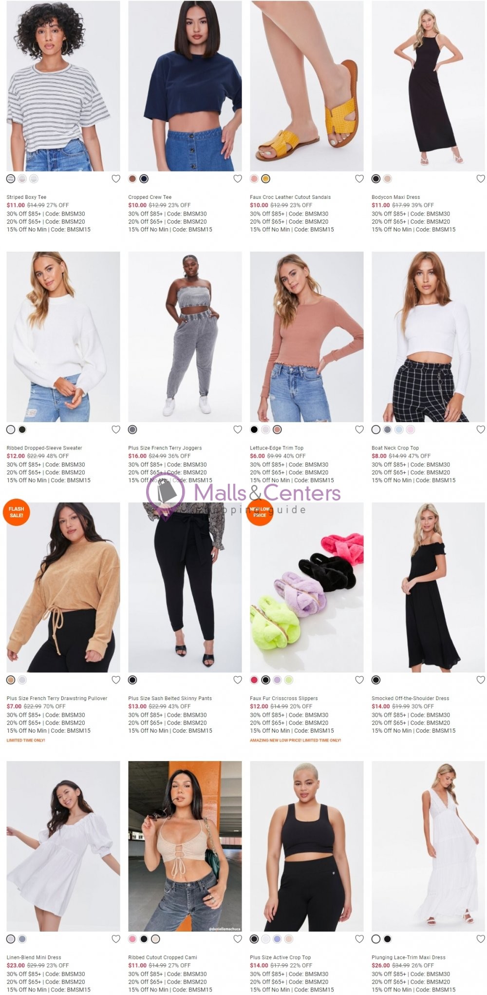 forever 21 special offers
