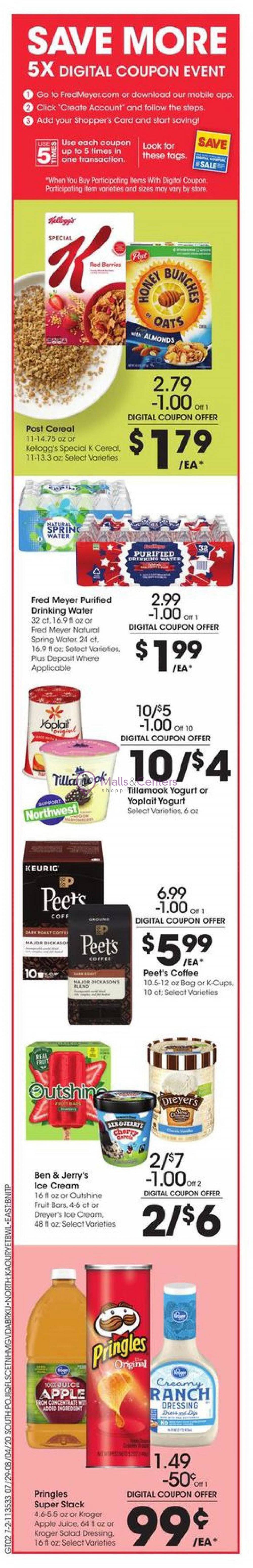 Fred Meyer Weekly Ad sales & flyers specials MallsCenters