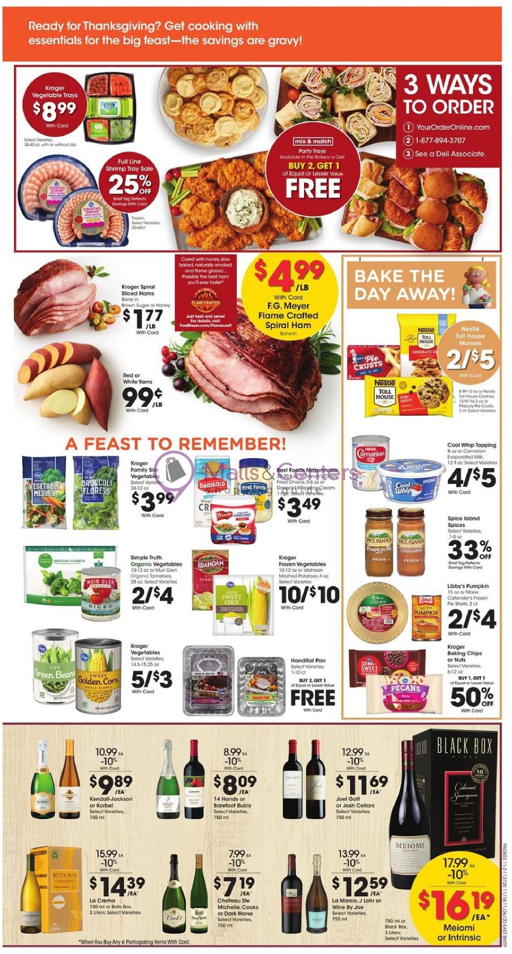 Fred Meyer Weekly ad valid from 11/18/2020 to 11/26/2020 MallsCenters