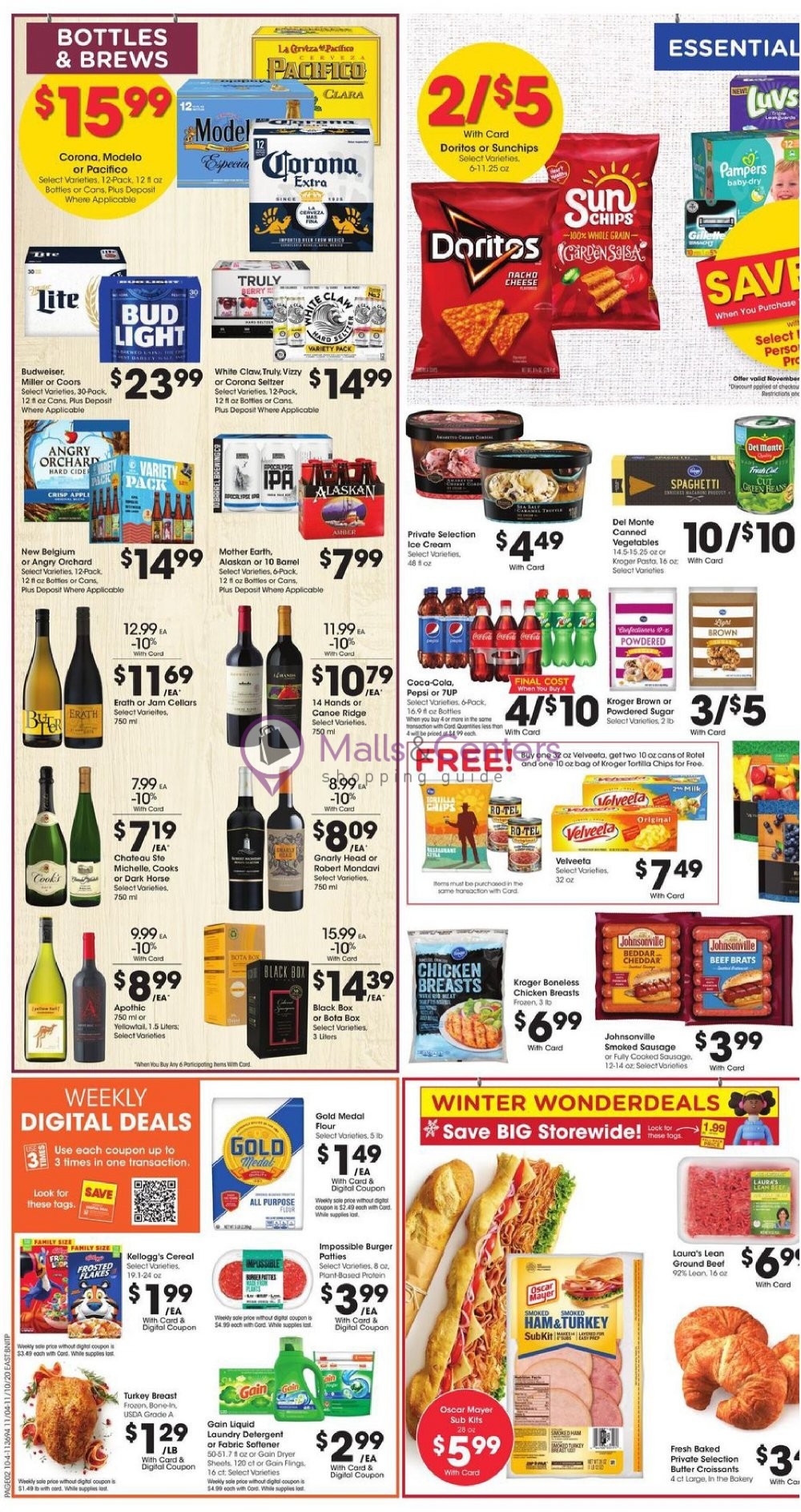 Fred Meyer Weekly ad valid from 11/04/2020 to 11/10/2020 MallsCenters