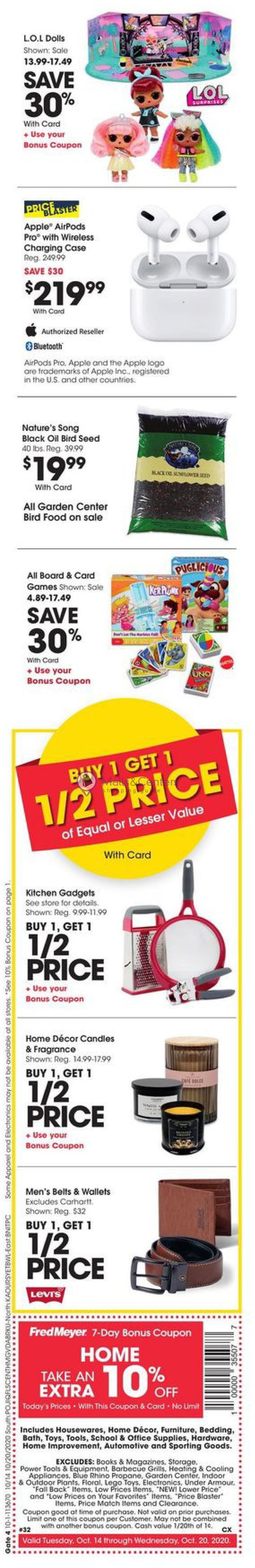 Fred Meyer Weekly ad valid from 10/14/2020 to 10/20/2020 MallsCenters