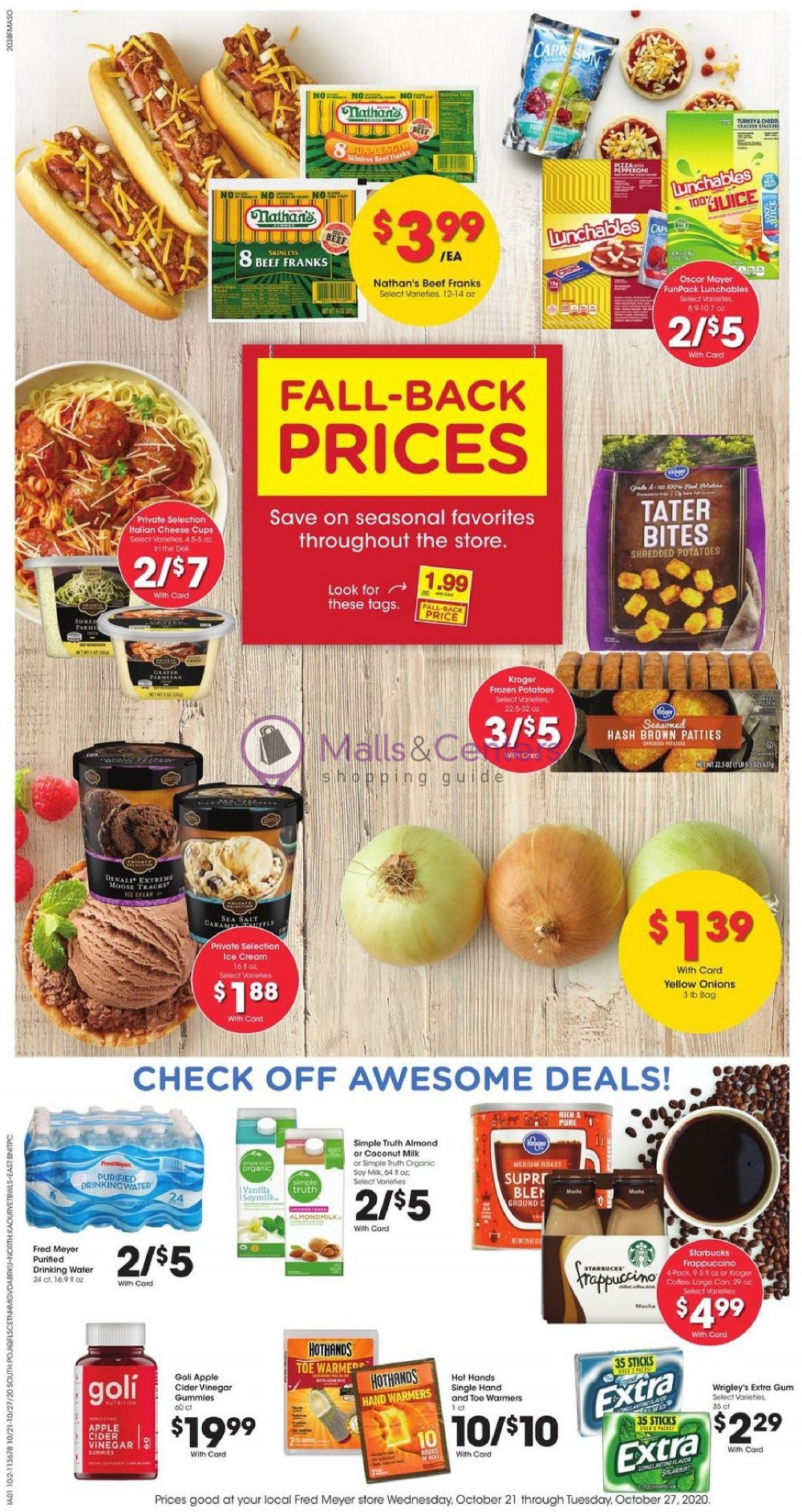 Fred Meyer Weekly ad valid from 10/21/2020 to 10/27/2020 MallsCenters