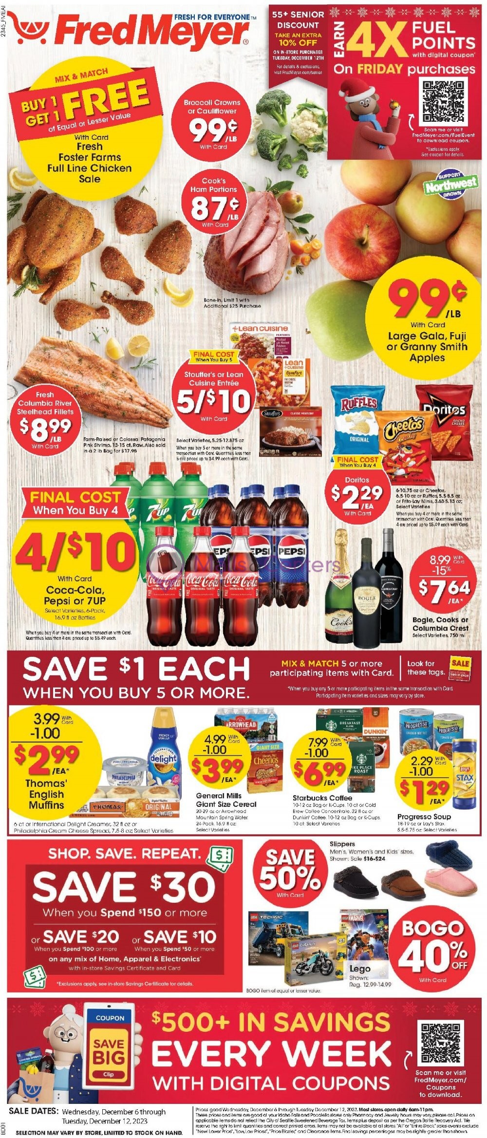 Fred Meyer Weekly Ad, from Wed, 12/6/2023 sales & flyers specials