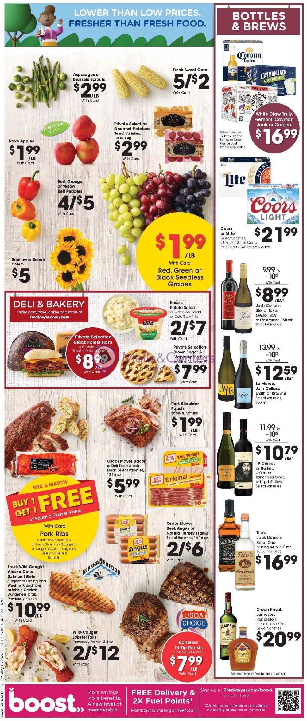 Fred Meyer Weekly ad valid from 08/31/2022 to 09/06/2022 MallsCenters