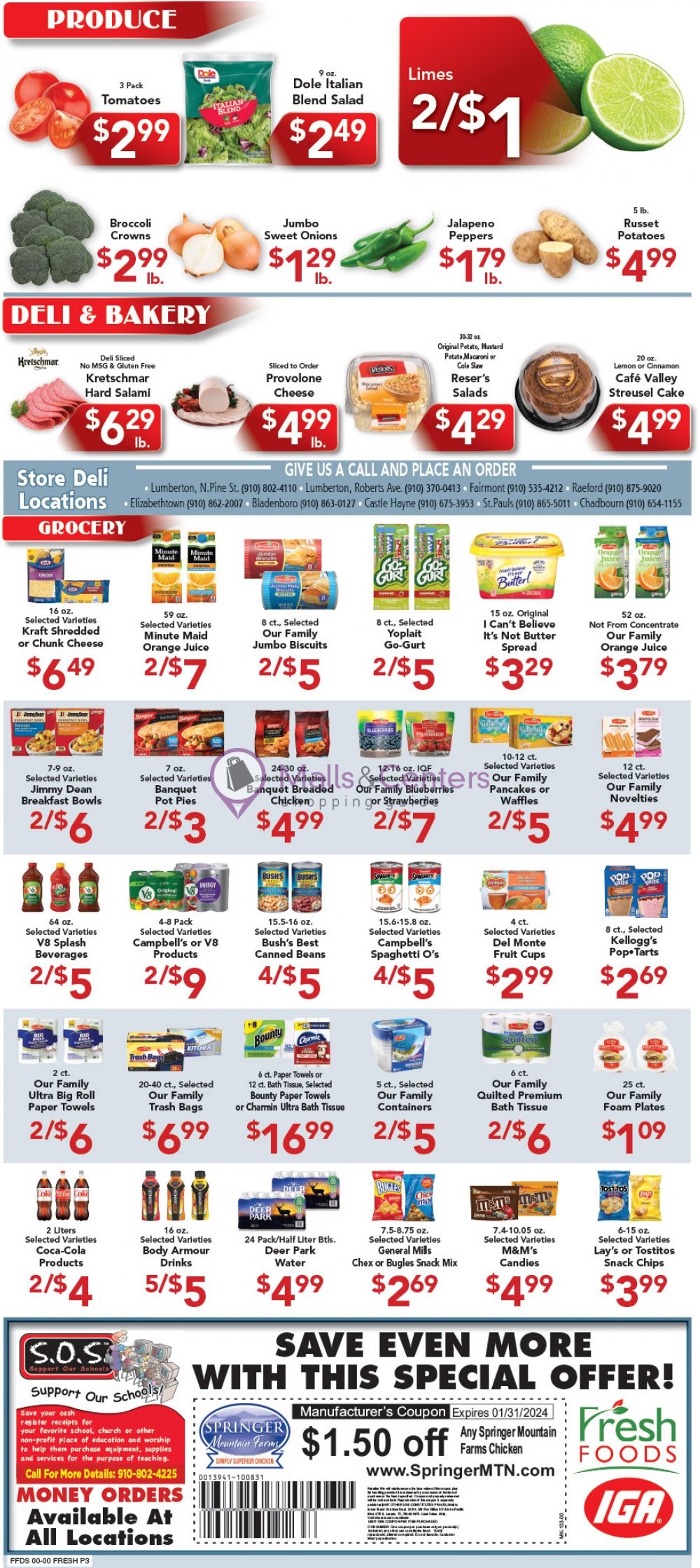 Fresh Foods IGA Weekly ad valid from 01/01/2024 to 01/07/2024