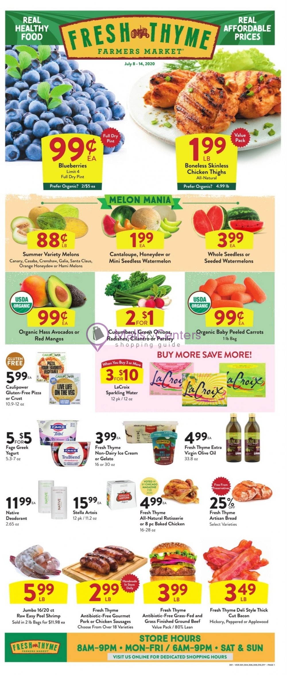 Fresh Thyme Weekly Ad sales & flyers specials MallsCenters