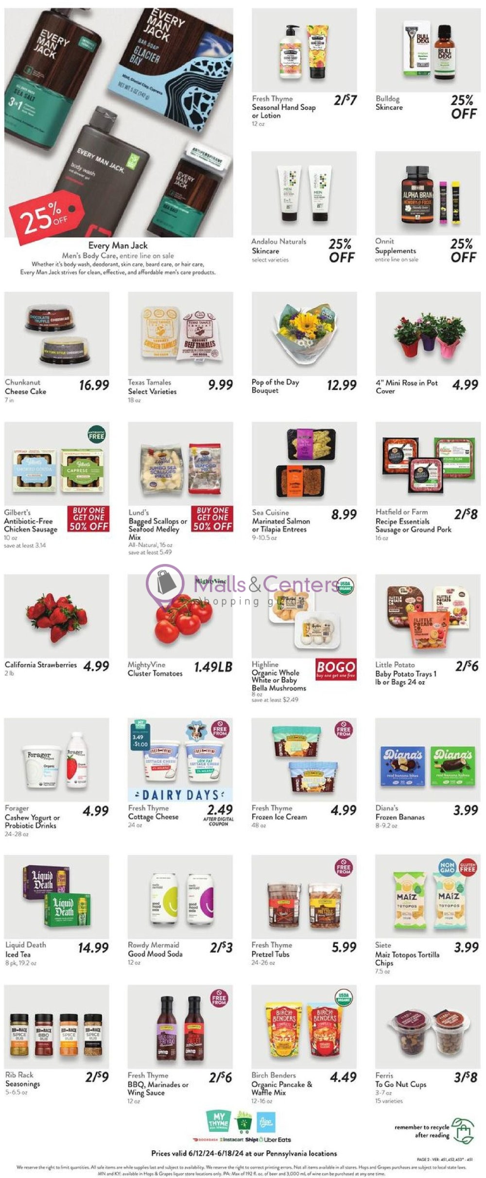 Weekly ad for Fresh Thyme valid: 06/12/2024 - 06/18/2024, page 3 Weekly ad for Fresh Thyme valid: 06/12/2024 - 06/18/2024, page 3