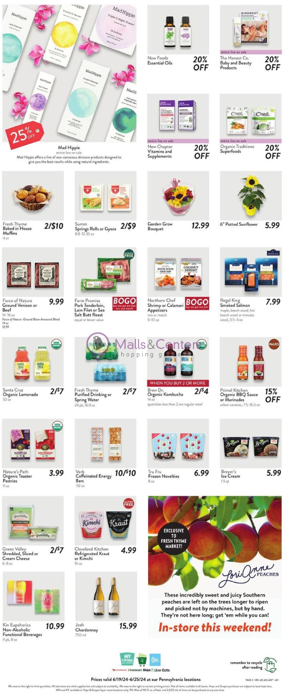 Weekly ad for Fresh Thyme valid: 06/19/2024 - 06/25/2024, page 2 Weekly ad for Fresh Thyme valid: 06/19/2024 - 06/25/2024, page 2