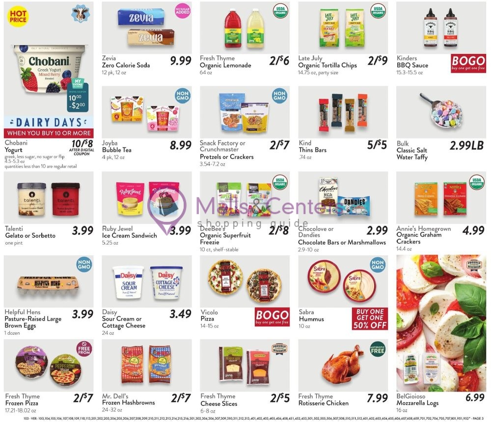 Weekly ad for Fresh Thyme valid: 06/26/2024 - 07/02/2024, page 3 Weekly ad for Fresh Thyme valid: 06/26/2024 - 07/02/2024, page 3