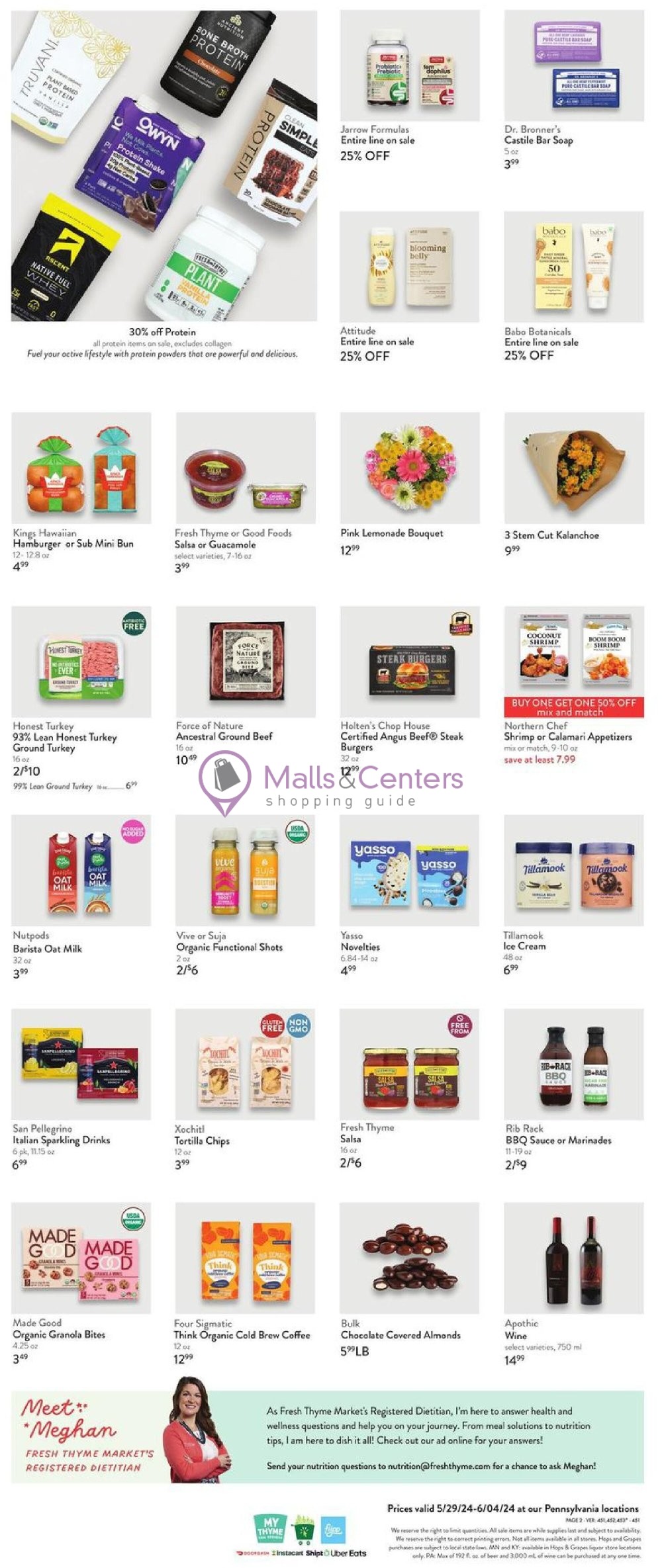 Weekly ad for Fresh Thyme valid: 05/29/2024 - 06/04/2024, page 2 Weekly ad for Fresh Thyme valid: 05/29/2024 - 06/04/2024, page 2