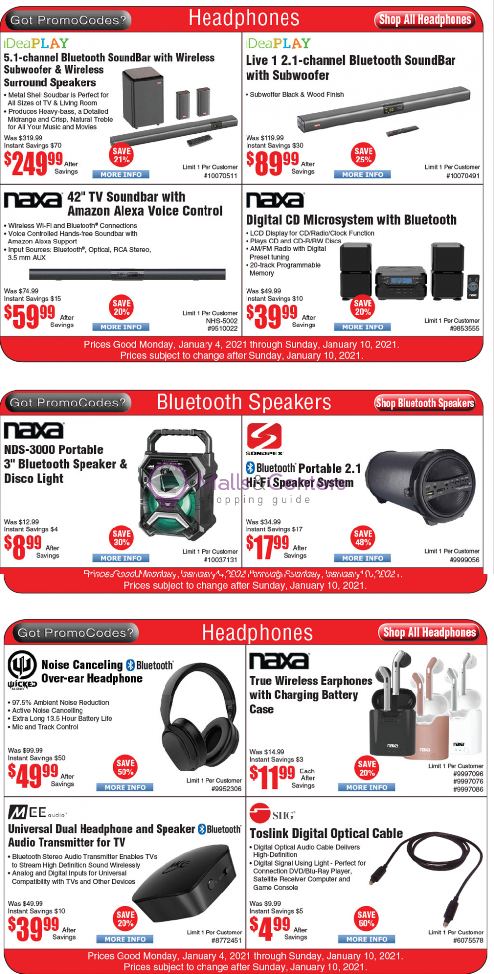 Fry's Electronics Weekly ad valid from 01/04/2021 to 01/10/2021