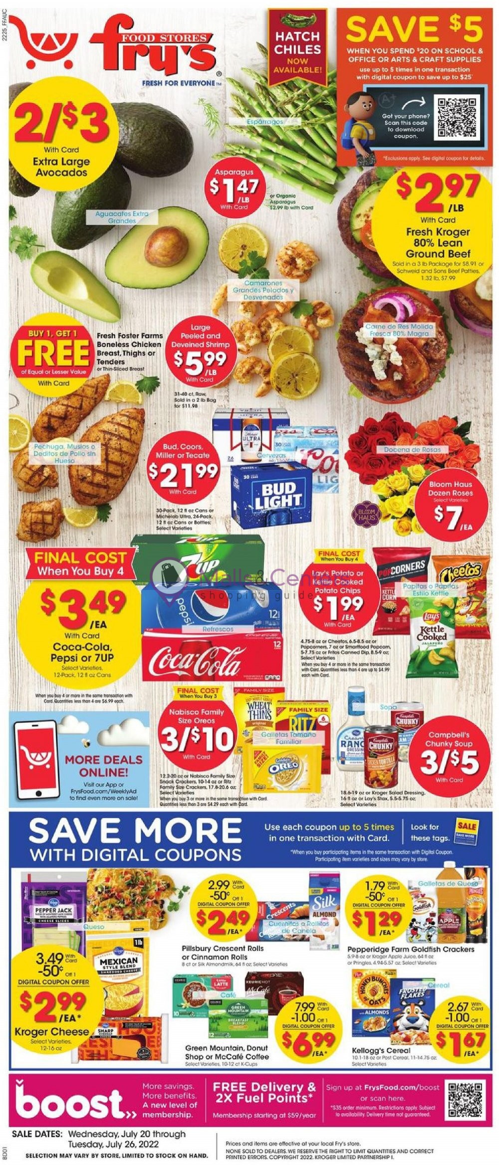 Fry's Food Stores Weekly ad valid from 07/20/2022 to 07/26/2022