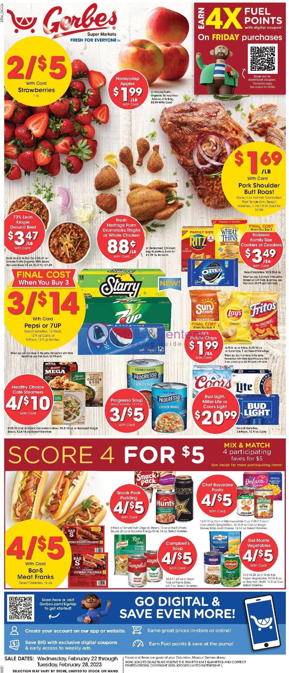 Gerbes Super Markets Weekly ad valid from 02/22/2023 to 02/28/2023