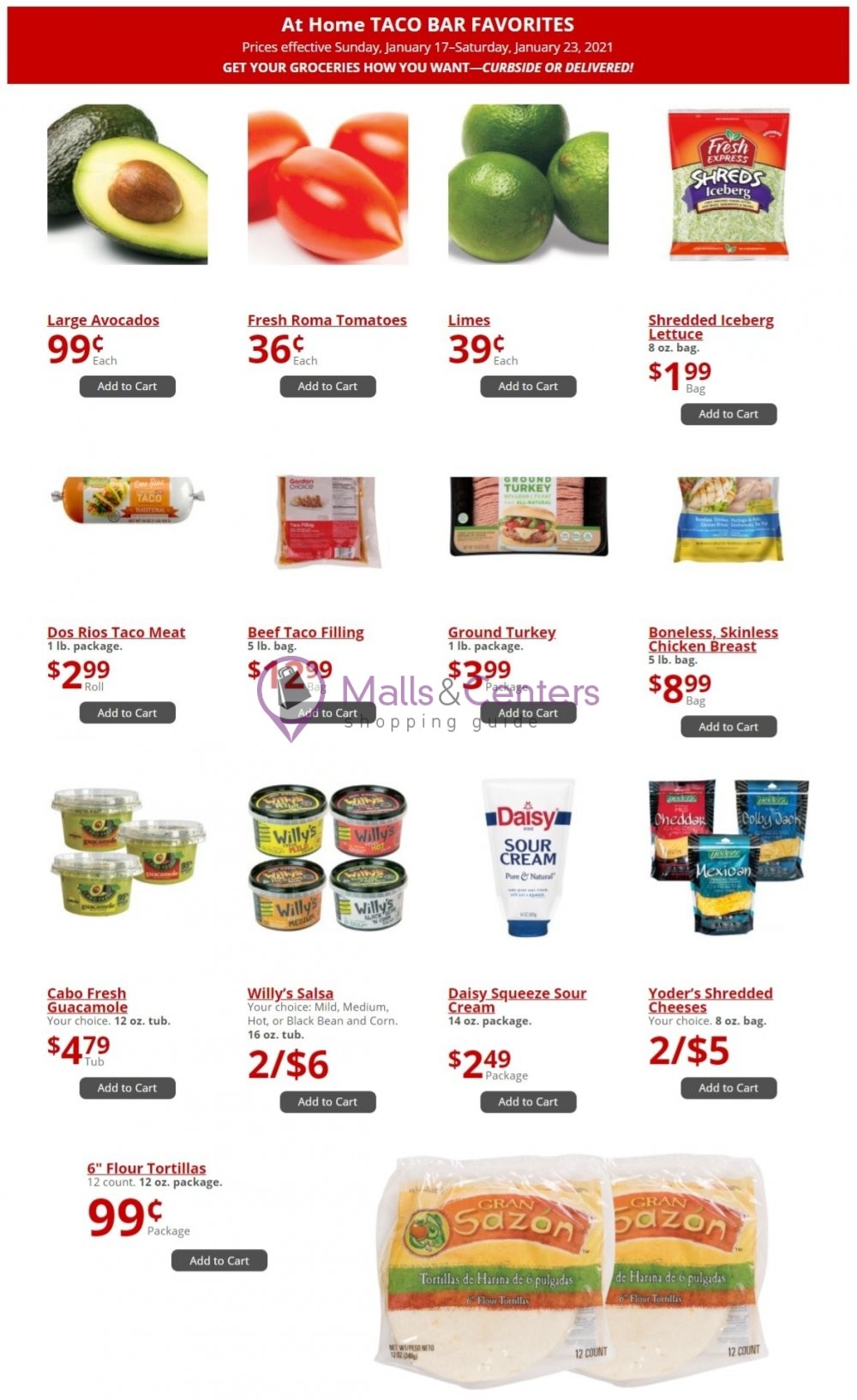 GFS Gordon Food Service Weekly ad valid from 01/17/2021 to 01/23/2021 MallsCenters