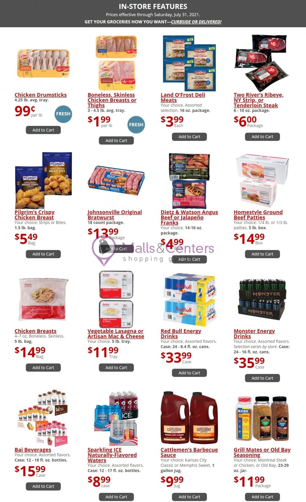 Gordon Food Service Ad / Gordon Food Service Store Ad Circular 10/18