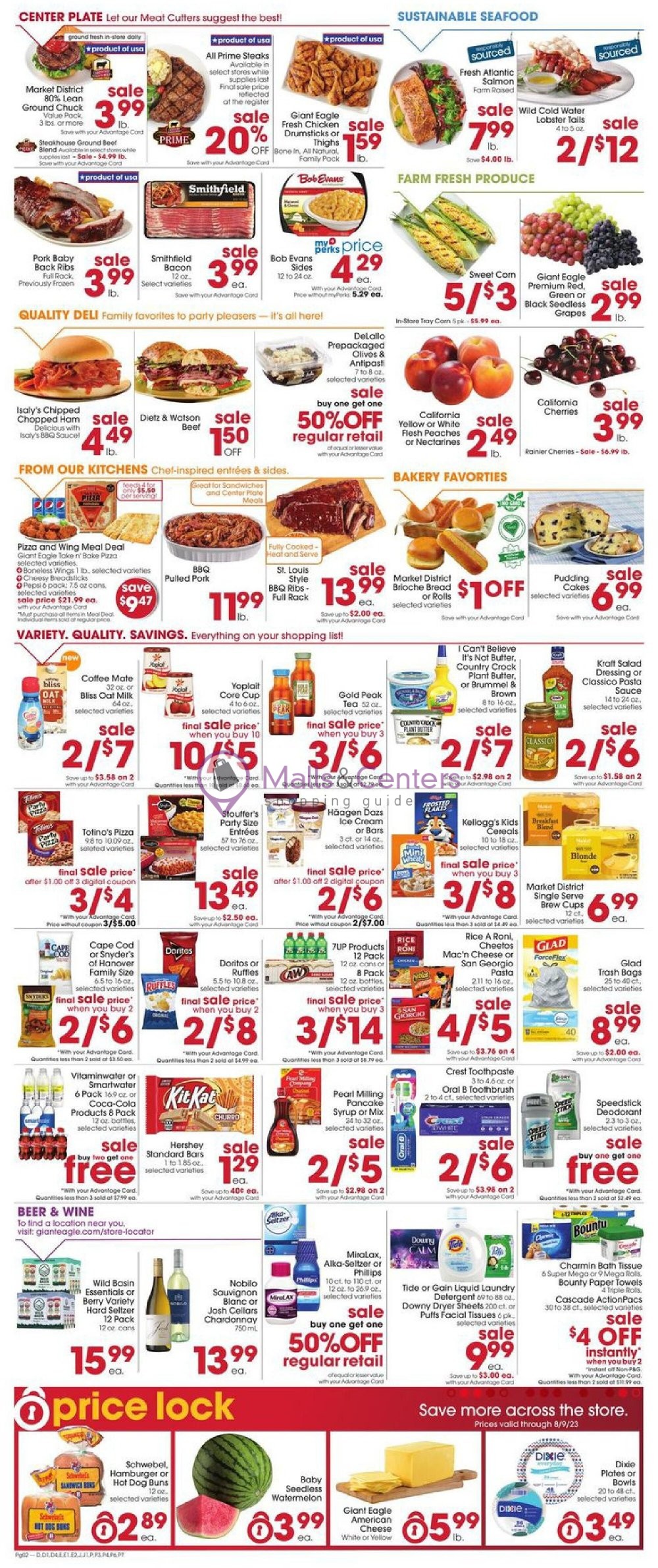 Giant Eagle Weekly Ad sales & flyers specials MallsCenters