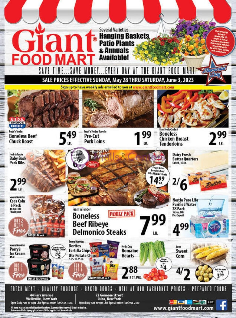 Giant Food Mart Weekly ad valid from 05/28/2023 to 06/03/2023 MallsCenters