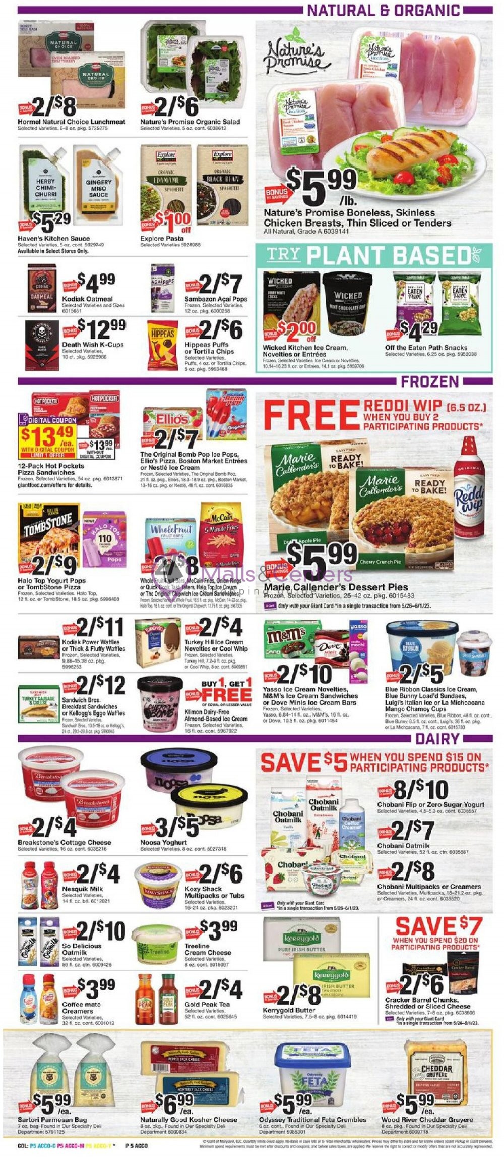 Giant Food Stores Weekly ad valid from 05/26/2023 to 06/01/2023