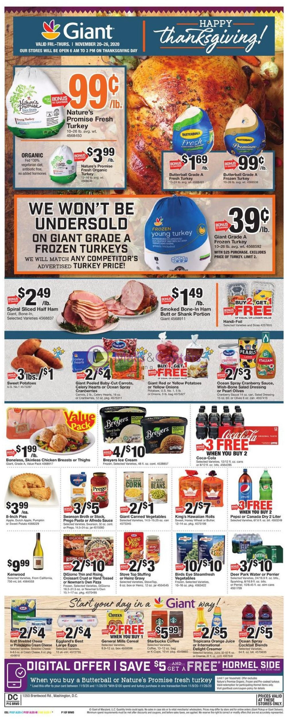 Giant Food Stores Weekly Ad Sales Flyers Specials Mallscenters