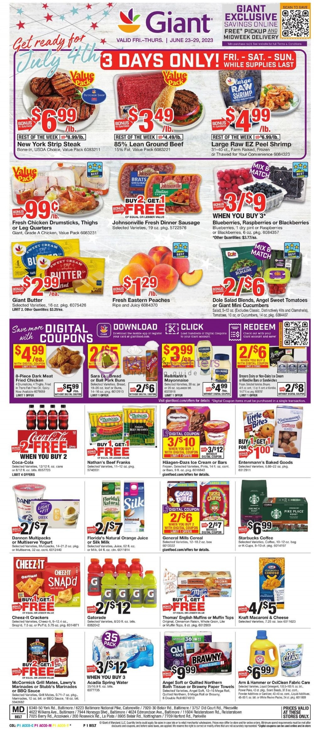 Giant Food Stores Weekly ad valid from 06/23/2023 to 06/29/2023