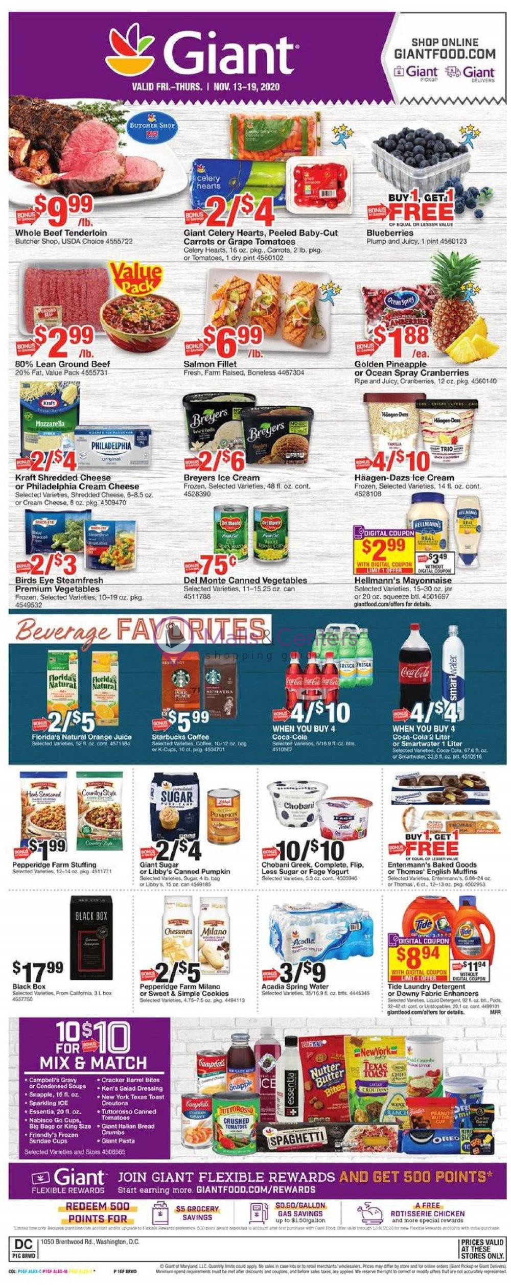 Giant Food Stores Weekly ad valid from 11/13/2020 to 11/19/2020 ...