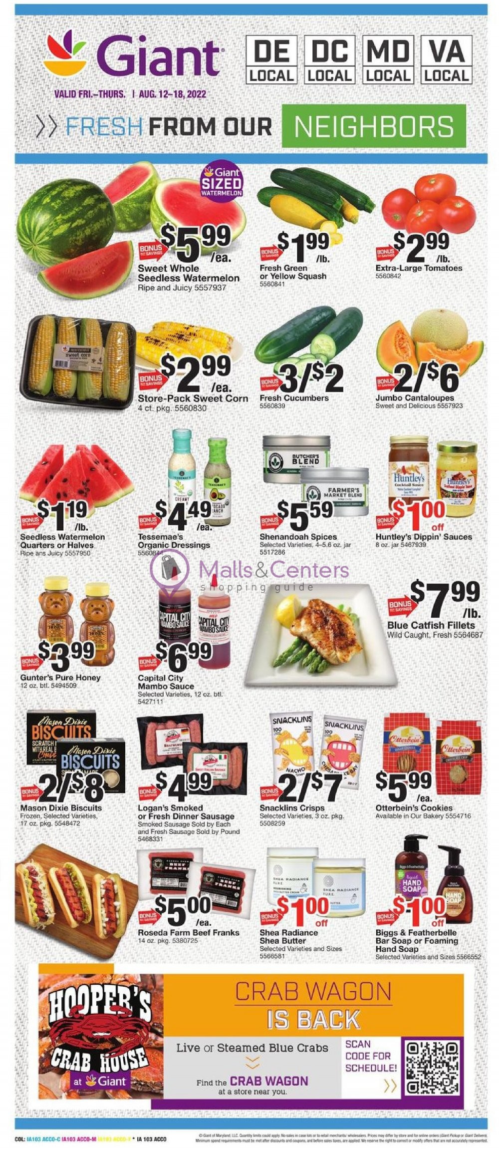 Giant Food Stores Weekly ad valid from 08/12/2022 to 08/18/2022
