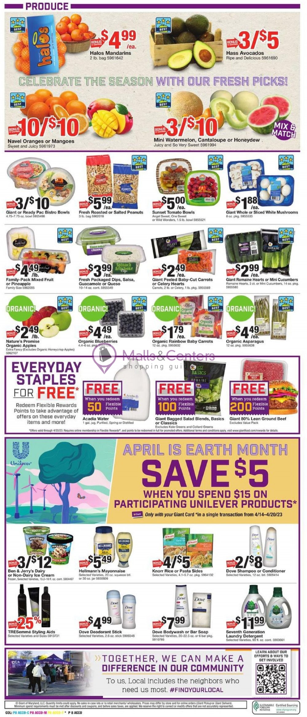 Giant Food Stores Weekly ad valid from 04/14/2023 to 04/20/2023