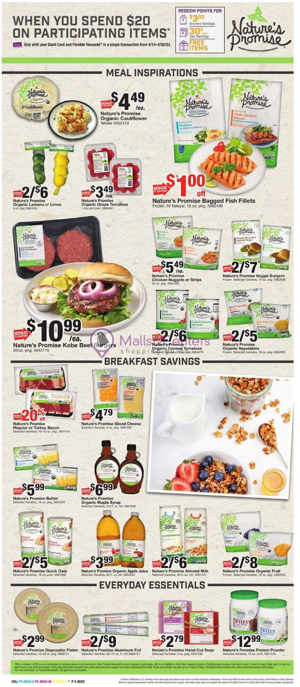Giant Food Stores Weekly ad valid from 04/14/2023 to 04/20/2023