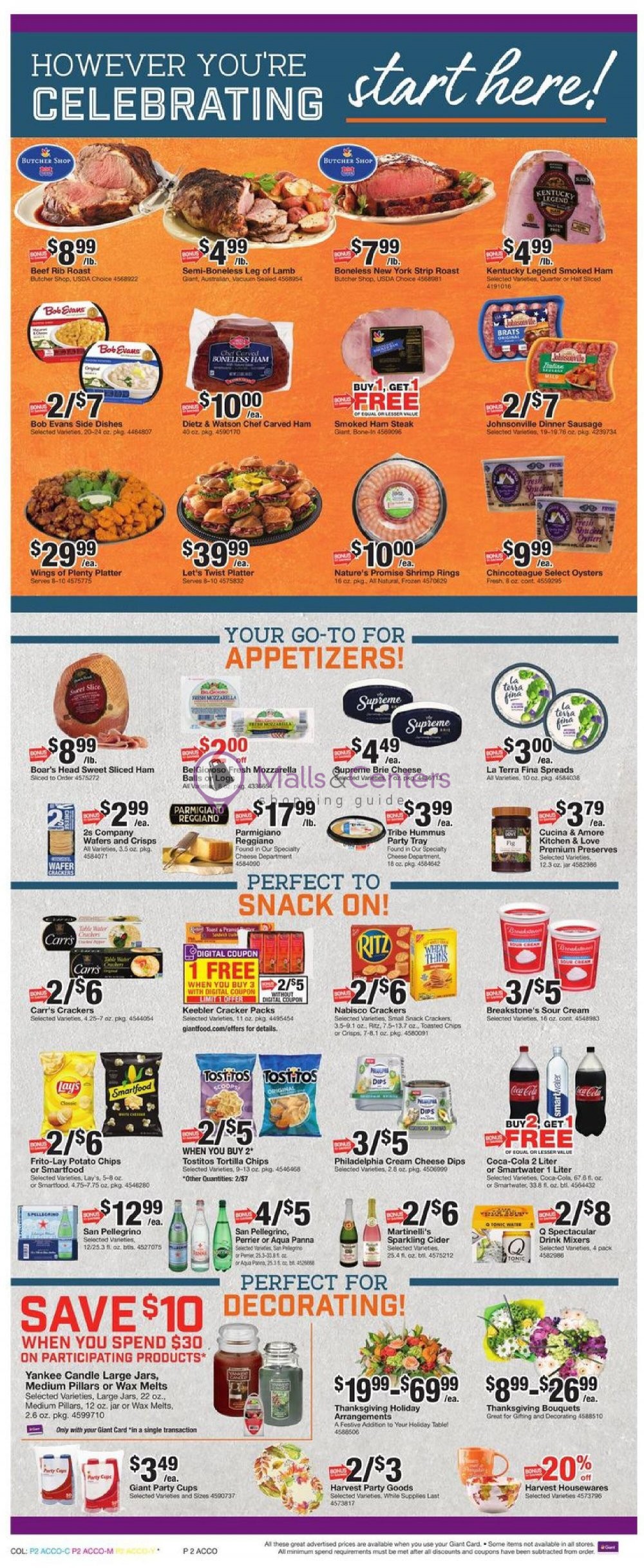 Giant Food Stores Weekly ad valid from 11/20/2020 to 11/26/2020 MallsCenters