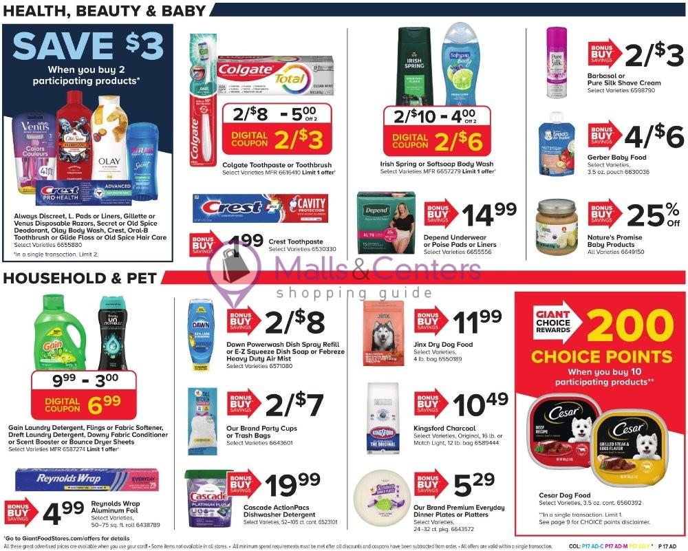 Weekly ad for Giant Food Stores valid: 06/07/2024 - 06/13/2024, page 19