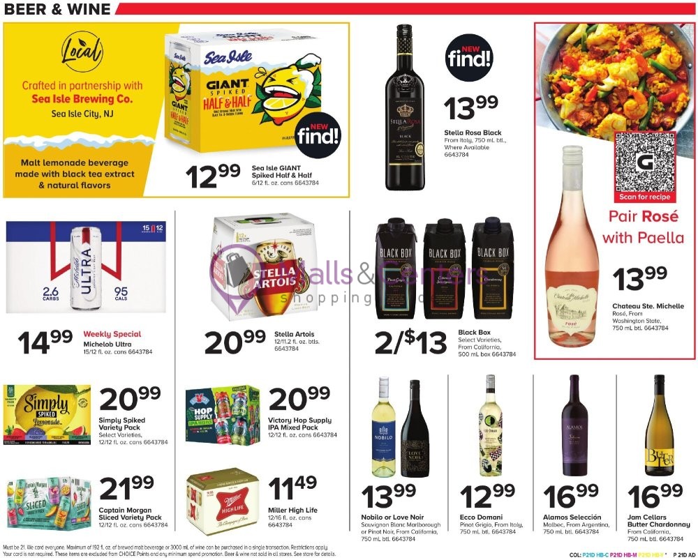 Weekly ad for Giant Food Stores valid: 06/07/2024 - 06/13/2024, page 22