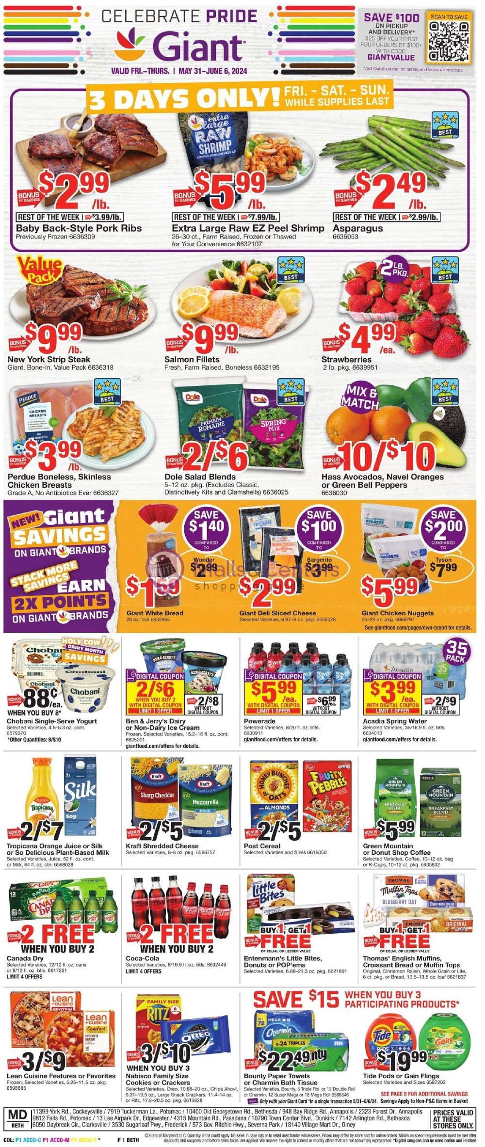 Weekly ad for Giant Food Stores valid: 05/31/2024 - 06/06/2024, page 3