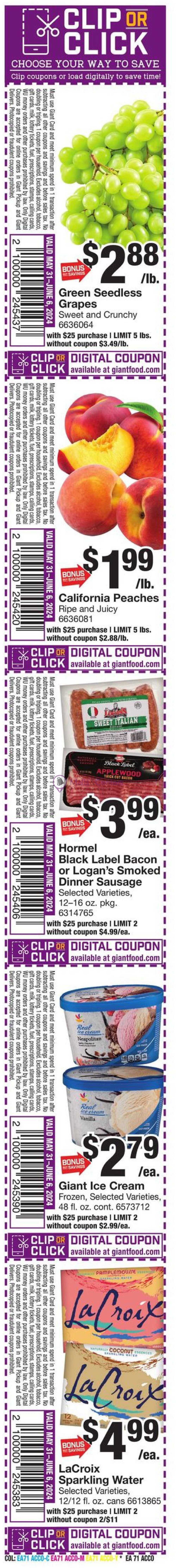 Weekly ad for Giant Food Stores valid: 05/31/2024 - 06/06/2024, page 5