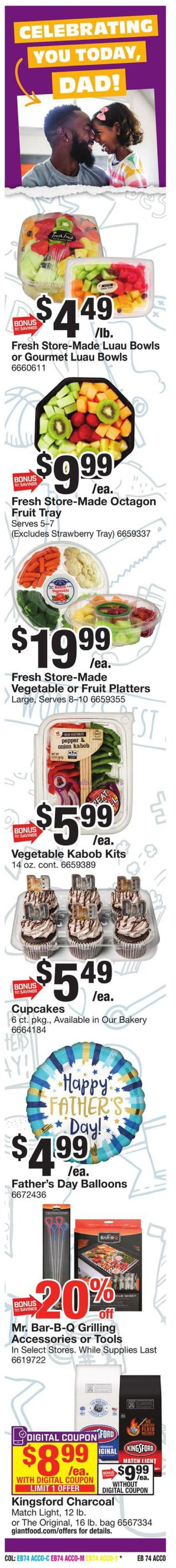 Weekly ad for Giant Food Stores valid: 06/14/2024 - 06/20/2024, page 4