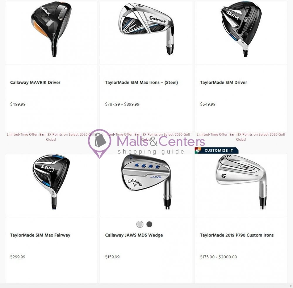 Golf Galaxy Weekly Ad sales & flyers specials MallsCenters