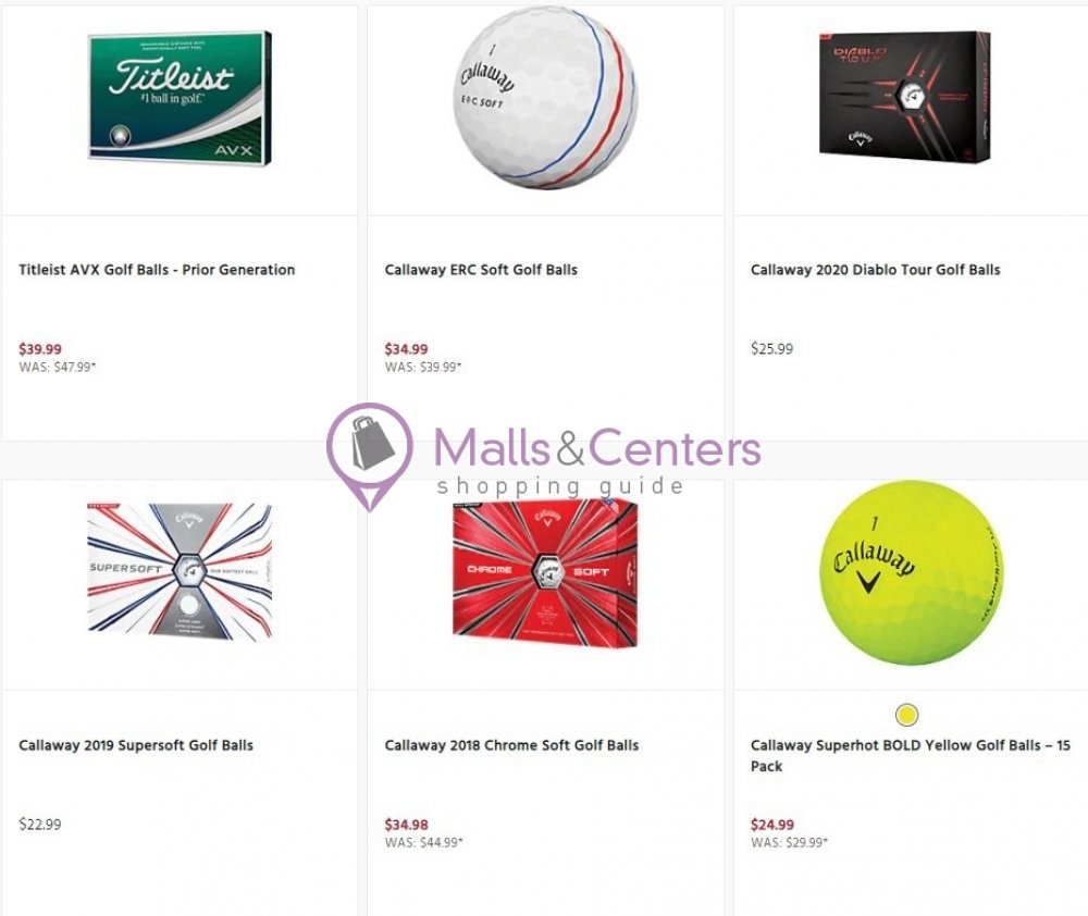 Golf Galaxy Weekly Ad - sales &amp; flyers specials - MallsCenters