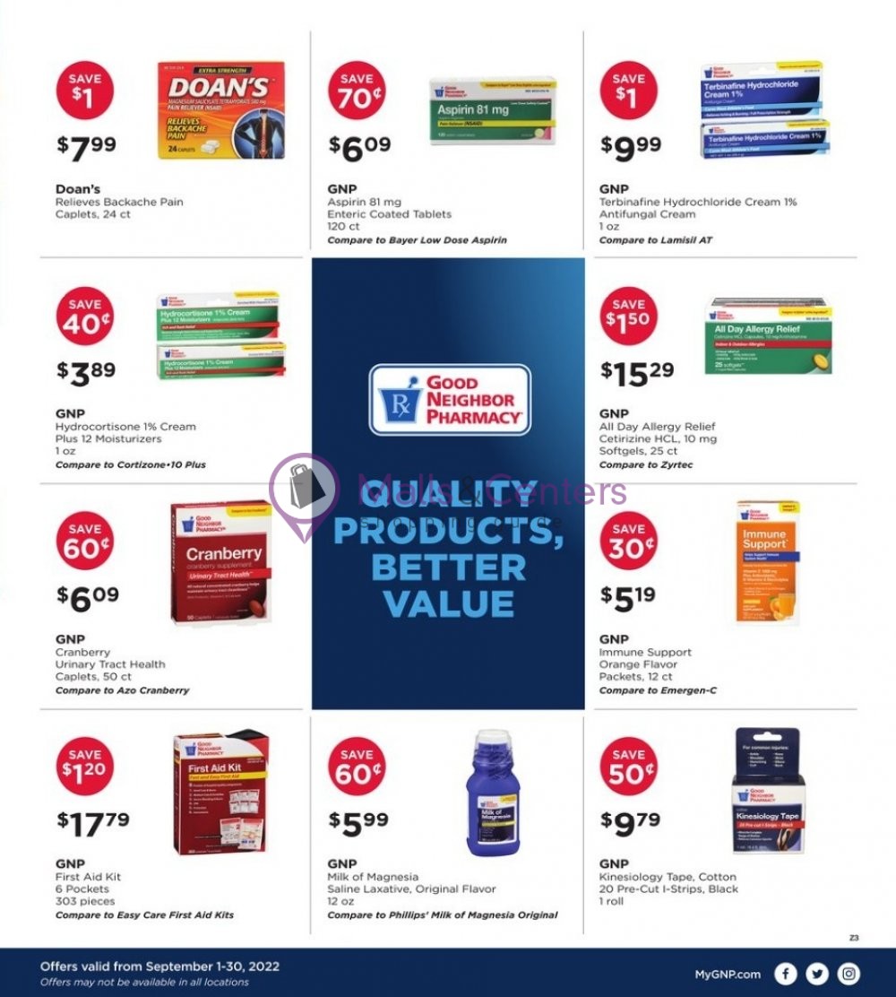 Good Neighbor Pharmacy Weekly Ad sales & flyers specials MallsCenters