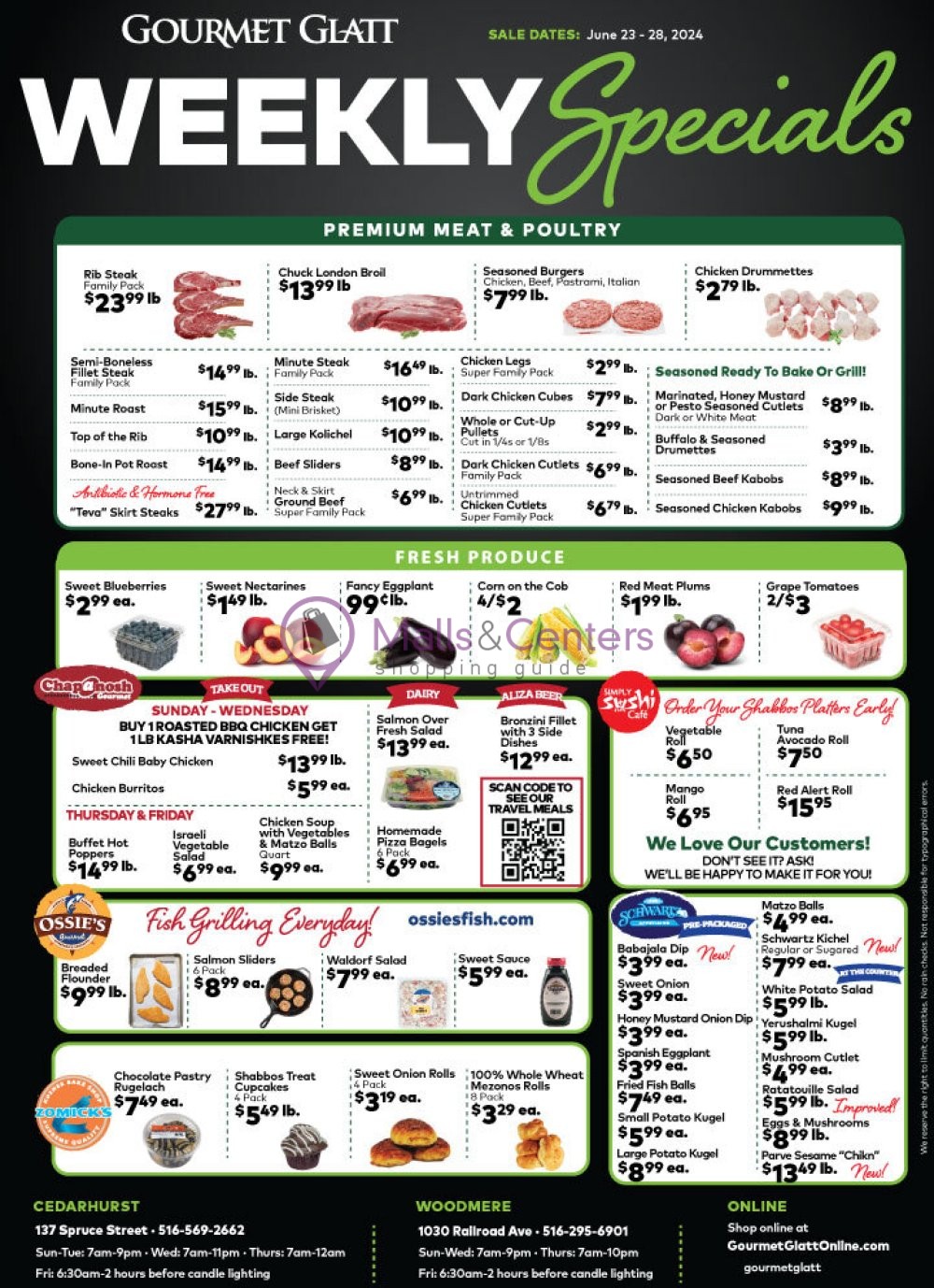 Weekly ad for Gourmet Glatt Market valid: 06/23/2024 - 06/28/2024, page 2
