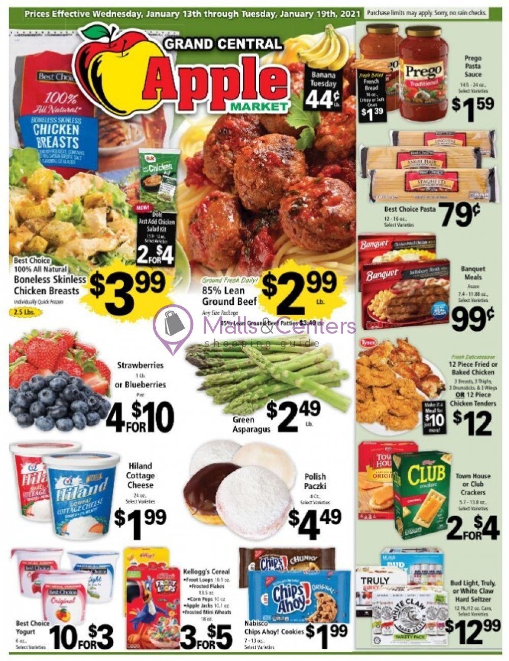 Grand Central Apple Market Weekly ad valid from 01/13/2021 to 01/19