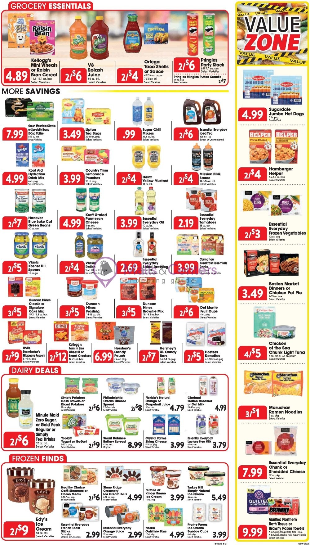 Weekly ad for Great Valu Markets valid: 08/19/2026 - 08/25/2026, page 3
