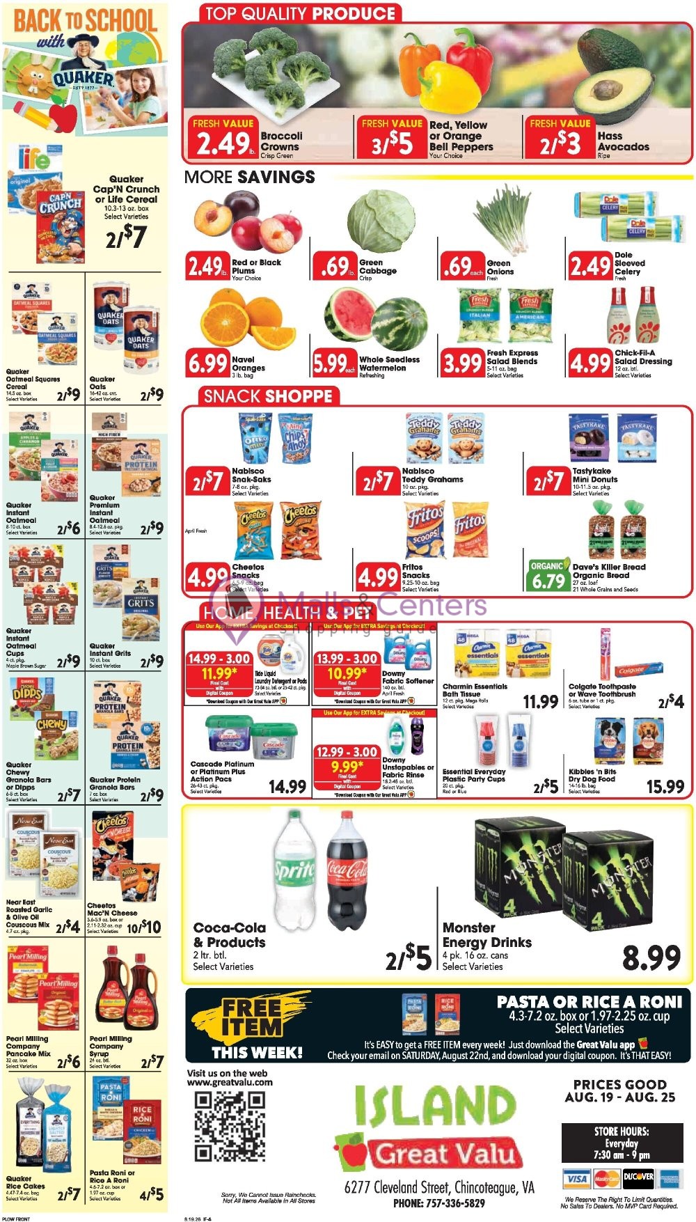 Weekly ad for Great Valu Markets valid: 08/19/2026 - 08/25/2026, page 4